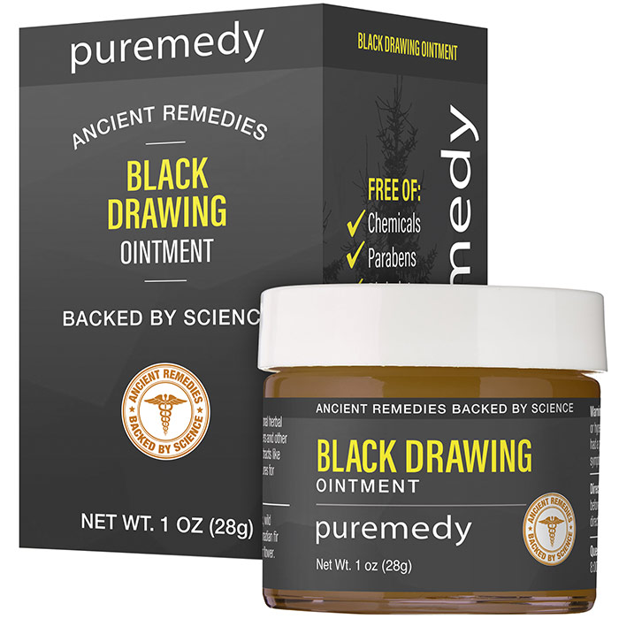 Puremedy Black Salve, With Powerful Herbs, 1 oz, Puremedy