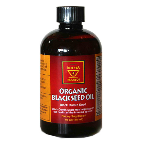 African Red Tea Imports Organic Black Seed Oil, 4 oz, African Red Tea Imports