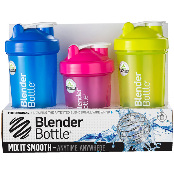 BlenderBottle BlenderBottle Classic Blender Bottles, Leak-Proof, 3 pc