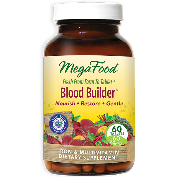 MegaFood DailyFoods Blood Builder, Whole Food, 180 Tablets, MegaFood