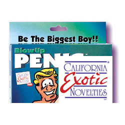 California Exotic Novelties Blow Up Penis, California Exotic Novelties