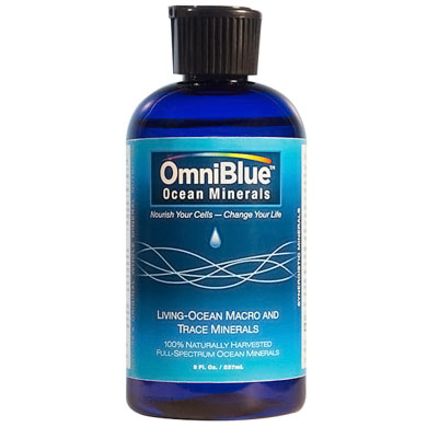 Blue Ocean Minerals Blue Ocean Minerals, Ocean-Derived Liquid Mineral Supplement, 8 oz