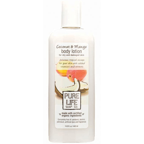 Pure Life Soap Body Lotion, Coconut & Mango, 14.9 oz, Pure Life Soap