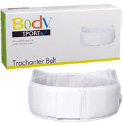 BodySport BodySport Trochanter Belt White, Velcro, X-Large, ZRB147XLG