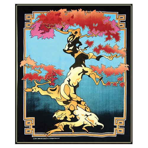 Glow Industries Wonder Walls Bonsai Tree Tapestry, Glow Industries