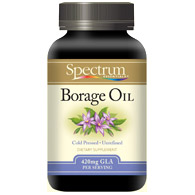 Spectrum Essentials Borage Oil, 1000 mg, 60 Softgels, Spectrum Essentials
