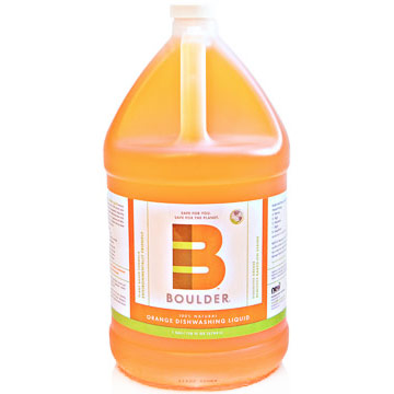 Boulder Cleaners Boulder Orange Dishwashing Liquid, 128 oz