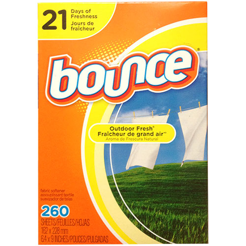 Bounce Bounce 4 in 1 Fabric Softener, Outdoor Fresh, 250 Sheets