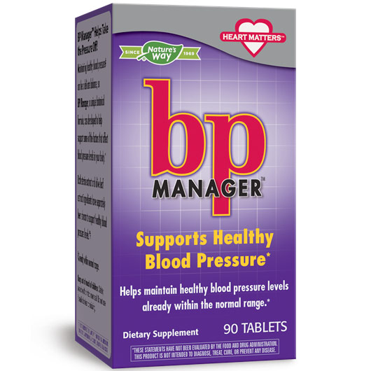 Enzymatic Therapy BP Manager, 90 Tablets, Enzymatic Therapy