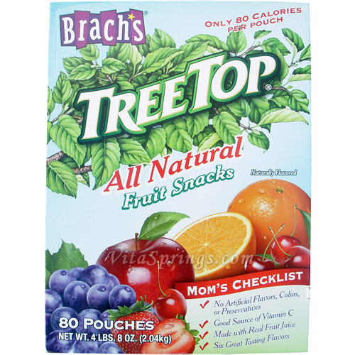 Brach's Brach's TreeTop All Natural Fruit Snacks, 80 Packs (2.04 kg)