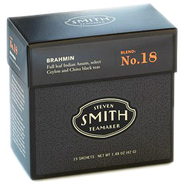 Steven Smith Teamaker Brahmin Full Leaf Black Tea, Blend No. 18, 15 Tea Bags, Steven Smith Teamaker