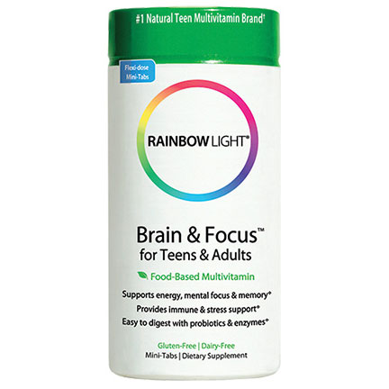 Rainbow Light Brain & Focus Multivitamin, 90 Tablets, Rainbow Light