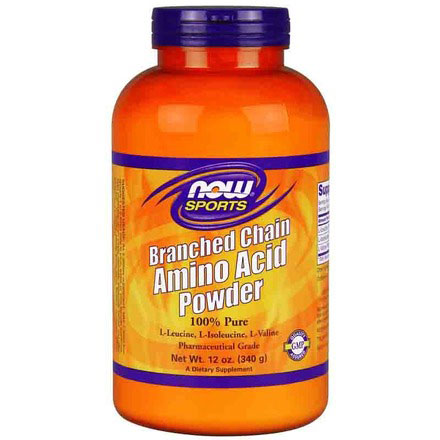 NOW Foods Branched Chain Amino Acid Powder, BCAA Powder 12 oz, NOW Foods
