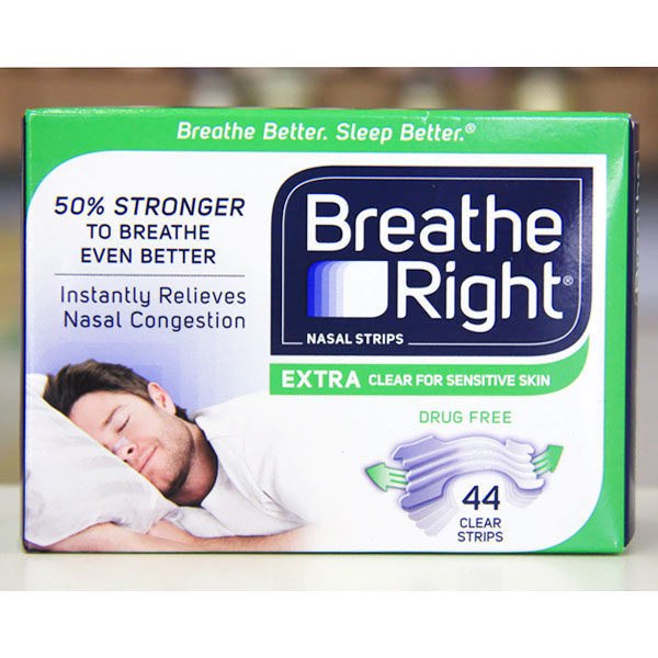 Breathe Right Breathe Right Advanced Nasal Strips, For Adult Noses, 44 Clear Strips
