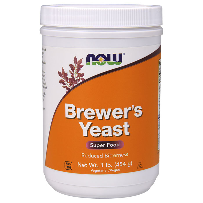 NOW Foods Brewer's Yeast Debittered 1 lb, NOW Foods
