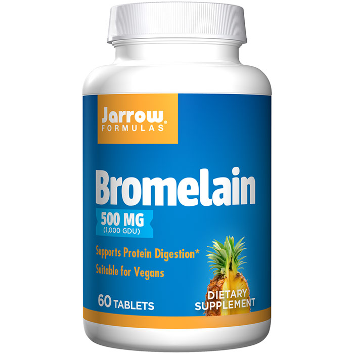 Jarrow Formulas Bromelain 1000 GDU, 500 mg 60 tablets, Jarrow Formulas