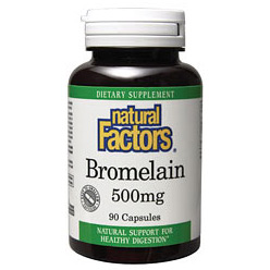 Natural Factors Bromelain Extra 500mg 180 Capsules, Natural Factors