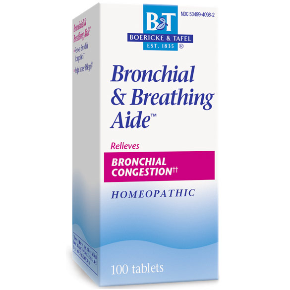 Boericke & Tafel Bronchitis & Asthma Aide, 100 Tablets, Boericke & Tafel Homeopathic