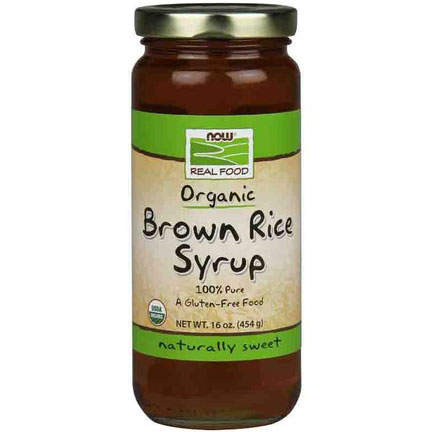 NOW Foods Brown Rice Syrup 16 oz, Organic Brown Rice, NOW Foods