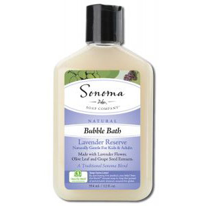 Sonoma Soap Company Bubble Bath, Lavender Reserve, 12 oz, Sonoma Soap Company
