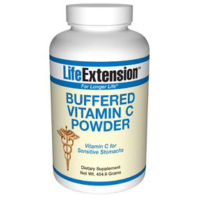 Life Extension Buffered Vitamin C Powder, 454.6 g, Life Extension