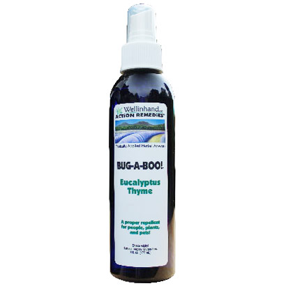 Wellinhand Action Remedies Bug-A-Boo Bug Repellent Spray, Eucalyptus Thyme, 6 oz, Wellinhand Action Remedies