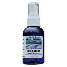 Wellinhand Action Remedies Bug-A-Boo Bug Repellent Spray, Vanilla Rosemary, 2 oz, Wellinhand Action Remedies