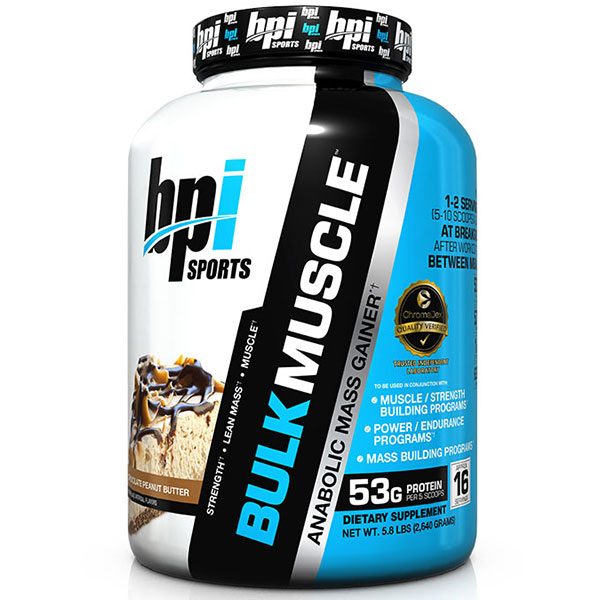 BPI Sports Bulk Muscle, Anabolic Mass Gainer, 5.8 lb, BPI Sports