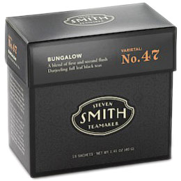 Steven Smith Teamaker Bungalow Full Leaf Black Tea, Varietal No. 47, 15 Tea Bags, Steven Smith Teamaker