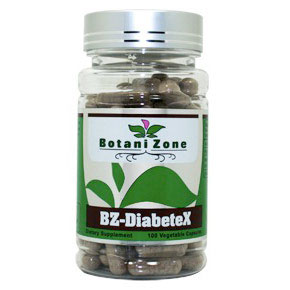 BotaniZone BZ-DiabeteX, Diabetes Health, 100 Vegetable Capsules, BotaniZone