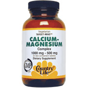 Country Life Cal-Mag Complex 1000 mg/500 mg Target Mins 180 Tablets, Country Life
