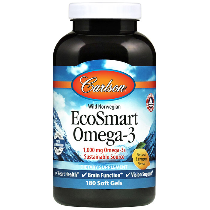 Carlson Laboratories CalaOmega (Cala Omega) Omega-3 from Calamari, 180 Softgels, Carlson Labs