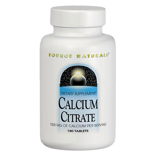 Source Naturals Calcium Citrate 180 tabs from Source Naturals