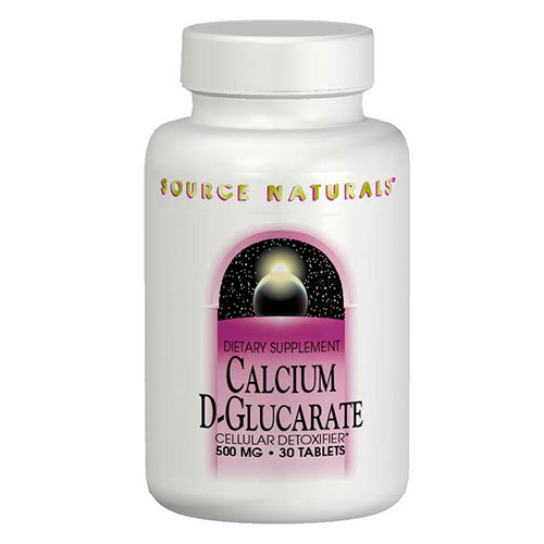 Source Naturals Calcium D-Glucarate 500mg 30 tabs from Source Naturals