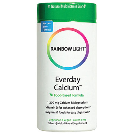 Rainbow Light Everyday Calcium with Enzymes 240 tabs, Rainbow Light