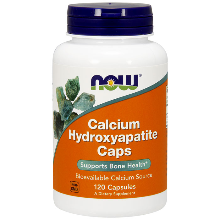 NOW Foods Calcium Hydroxyapatite 120 Caps, NOW Foods