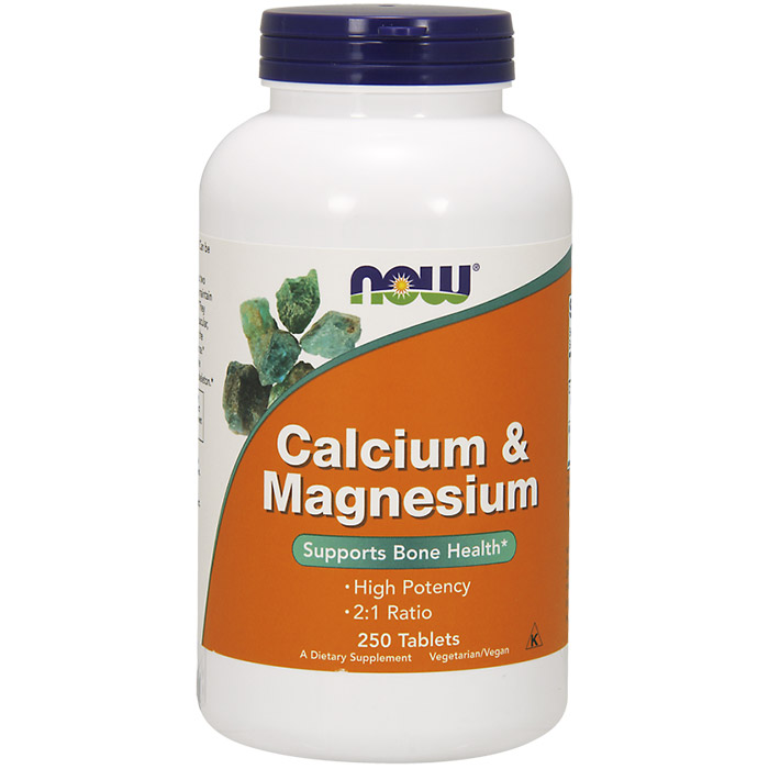 NOW Foods Calcium & Magnesium 250 Tabs, NOW Foods