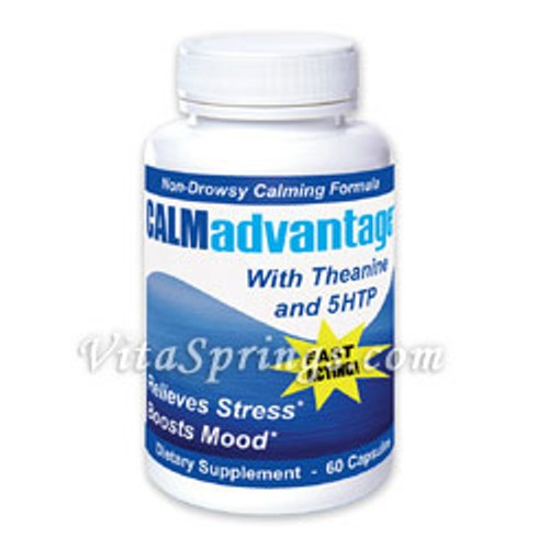 Advanced Nutritional Innovations CALM advantage, Fast-Acting Non-Drowsy Stress Relief, 120 Capsules, Advanced Nutritional Innovations