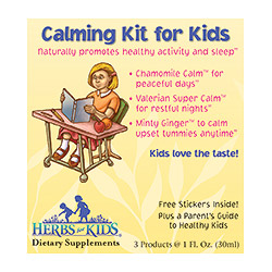 Herbs For Kids Calming Kit For Kids + Free Stickers & Parent's Guide, from Herbs For Kids