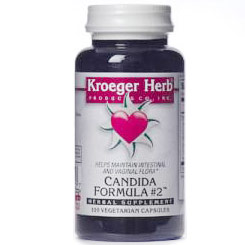 Kroeger Herb Candida Formula #2, 100 Vegetarian Capsules, Kroeger Herb
