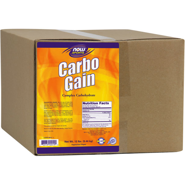 NOW Foods Carbo Gain Mega Pack, 12 lb, NOW Foods