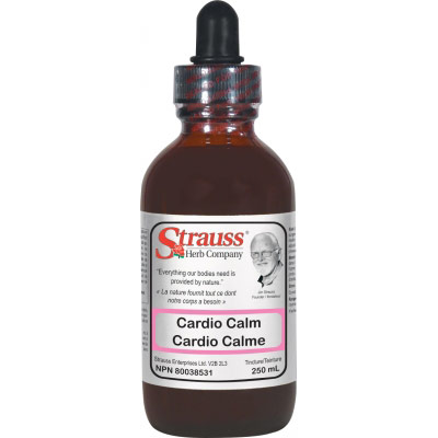 Strauss Herb Company Cardio Calm Drops, Herbal Liquid, 8.5 oz, Strauss Herb Company