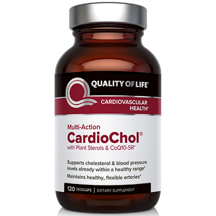 Quality of Life Labs Multi-Action CardioChol, Cardiovascular Health, 120 Vegicaps, Quality of Life Labs