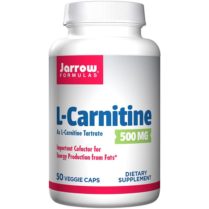 Jarrow Formulas L Carnitine 500 mg 50 caps, Jarrow Formulas