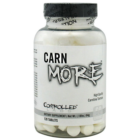 Controlled Labs CARNmore, High Quality Carnitine Tartrate, 120 Tablets, Controlled Labs