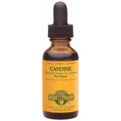 Herb Pharm Cayenne Extract Liquid, 4 oz, Herb Pharm