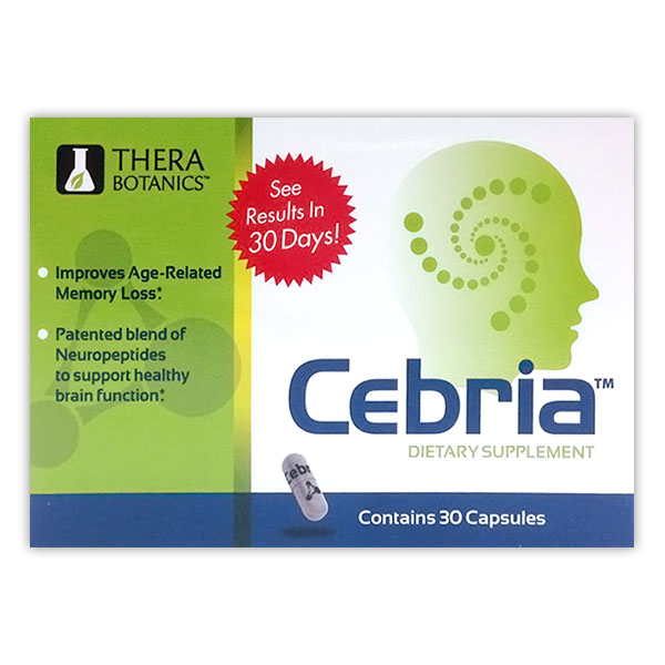 Cebria Cebria Ultra Blend, Natural Brain Supplement, 30 Capsules