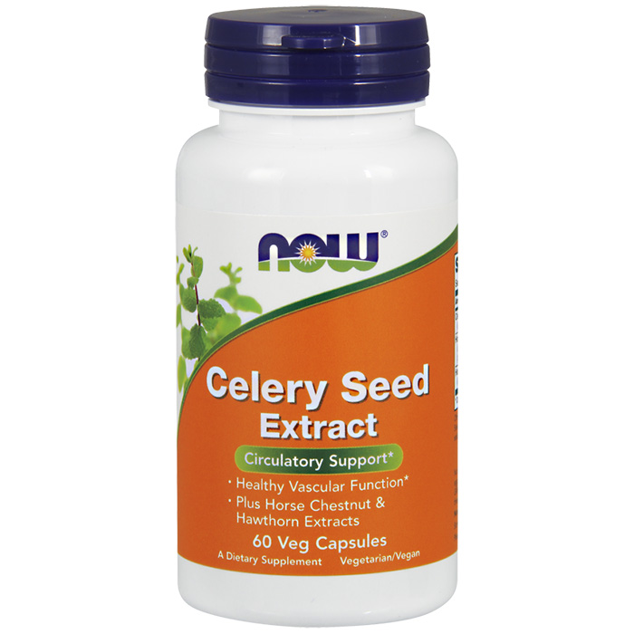 NOW Foods Celery Circulation, 60 Vcaps, NOW Foods