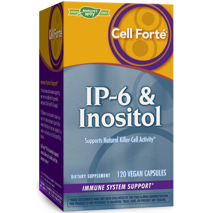 Enzymatic Therapy Cell Forte IP-6 & Inositol, 120 Veg Capsules, Enzymatic Therapy