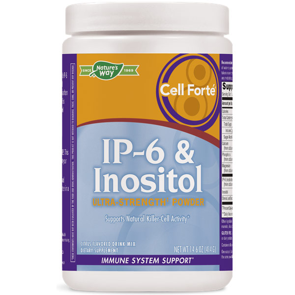 Enzymatic Therapy Cell Forte IP-6 & Inositol Powder, Citrus, 14.6 oz, Enzymatic Therapy